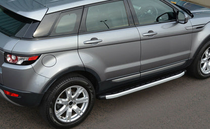 RANGE ROVER EVOQUE 2011+ CHROME DOOR SIDE STEPS