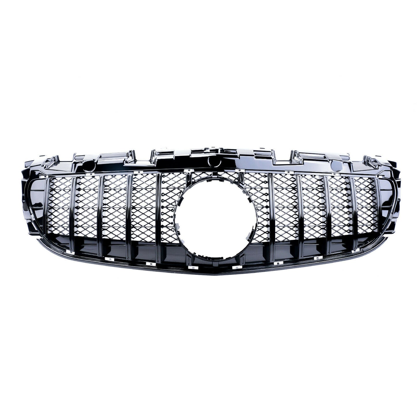 FRONT GRILLE MERCEDES R172 SLC 2016-2019 BLACK HONEYCOMB PROFILES MASK