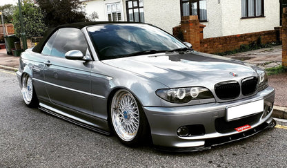 BMW SERIE 3 E46 COUPE SPLITTER SOTTO MINIGONNE LATERALI ABS NERO LUCIDO 0070 AUTOELEGANCERICAMBI