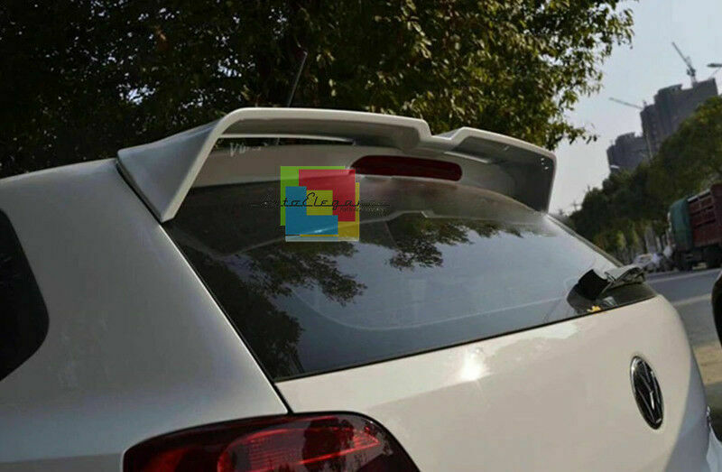 0021 VW POLO 6R 6C 2011-2017 ALETTONE LOOK GTI SPOILER POSTERIORE SUL TETTO ABS AUTOELEGANCERICAMBI