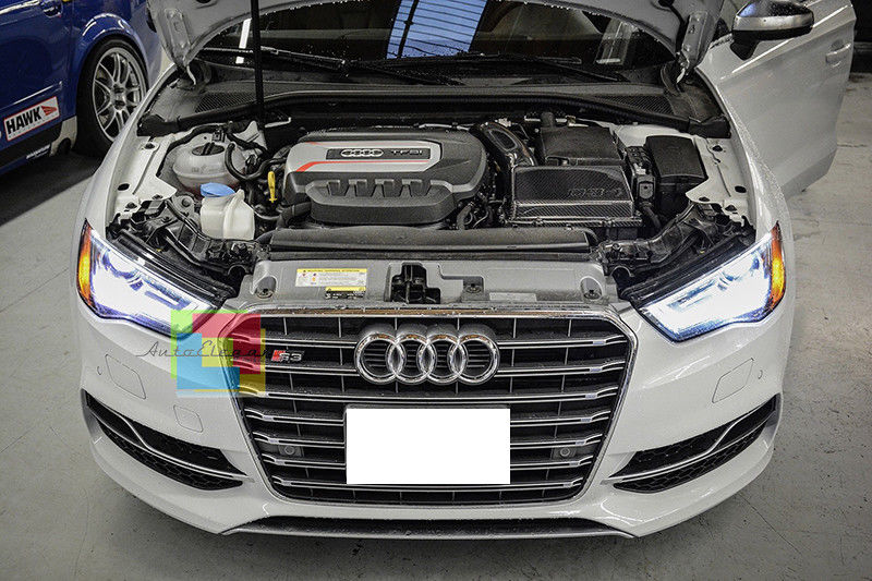 AUDI A3 8V 2012-2016 FOG LIGHT GRILLES - RS3 S3 IN ABS FOR SLINE S3 BUMPER.
