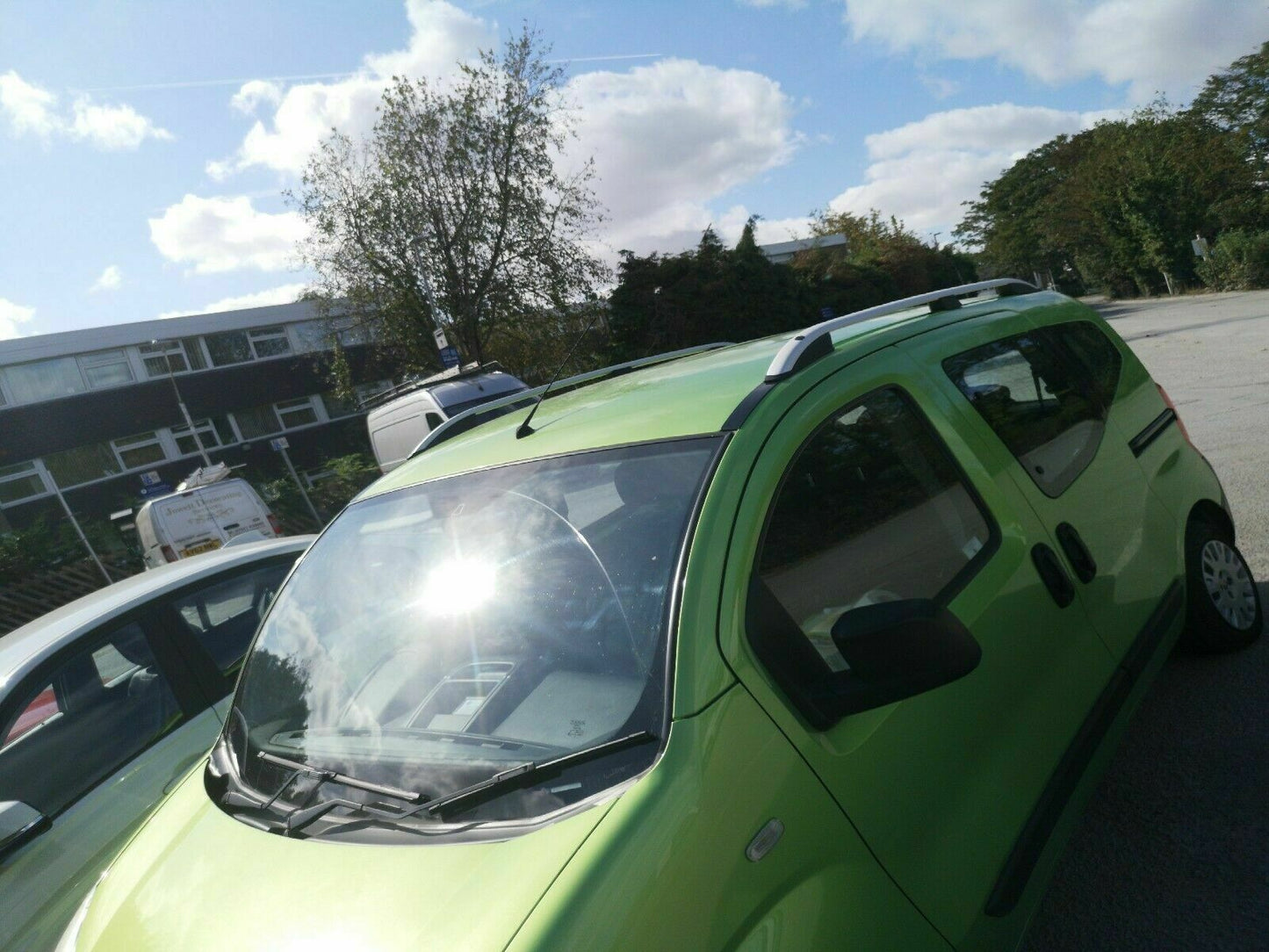 RAILS FIAT FIORINO 2008+ ROOF BARS AESTHETIC ALUMINUM SILVER