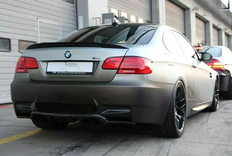 SPOILER POSTERIORE COFANO BMW SERIE 3 E92 E93 COUPE CABRIO M SPORT NERO LUCIDO