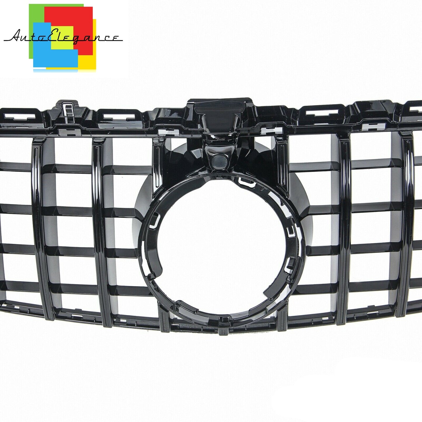 GRILLE MERCEDES C CLASS W205 S205 2019+ GT LOOK GLOSS BLACK PROXIMITY SENSOR NEWS