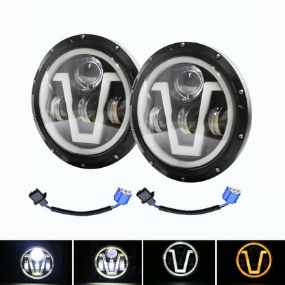 MERCEDES G-CLASS W463 1989-2017 LED HEADLIGHTS WITH DAYTIME RUNNING LIGHTS 6000K AV