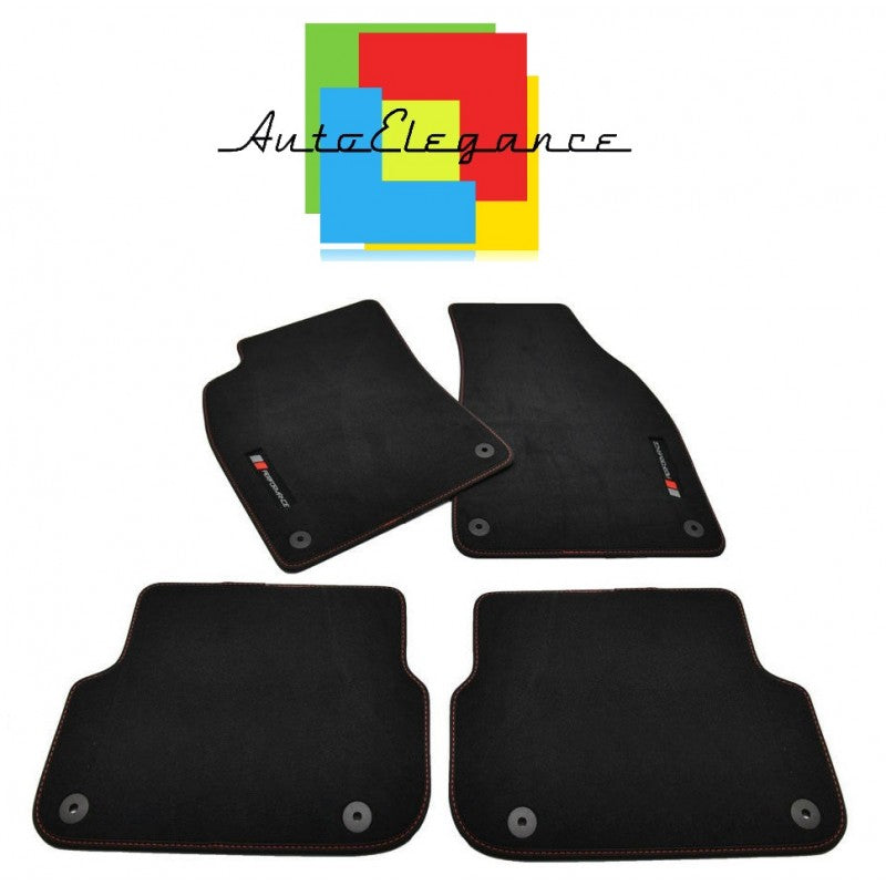 AUDI A6 4F C6 2004-2011 SET TAPPETINI IN VELLUTO DI ALTA QUALITA' SPECIFICO AUTOELEGANCERICAMBI