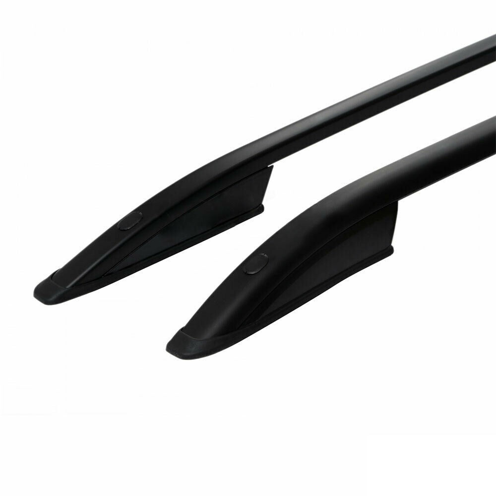 BARRE TETTO MANCORRENTI NERE IN ALLUMINIO VW T6 Multivan Caravelle dal 2015 in poi PASSO CORTO AUTOELEGANCERICAMBI