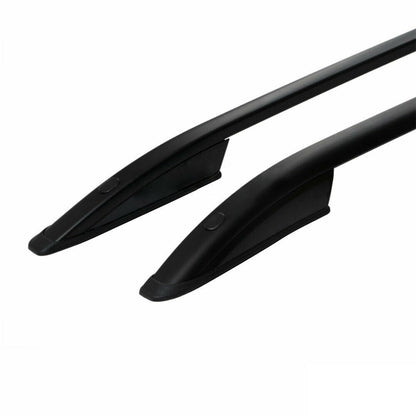 BARRE TETTO MANCORRENTI NERE IN ALLUMINIO VW T6 Multivan Caravelle dal 2015 in poi PASSO CORTO AUTOELEGANCERICAMBI