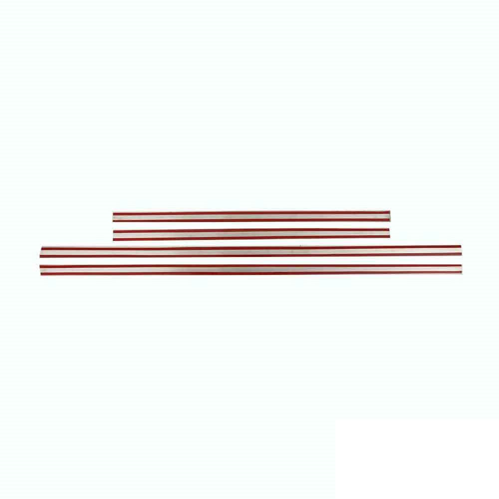 4 PEZZI PROTEZIONI PORTIERE SIDEBAR CROMATE IN ACCIAIO INOX FORD KUGA II 2012-2019 AUTOELEGANCERICAMBI