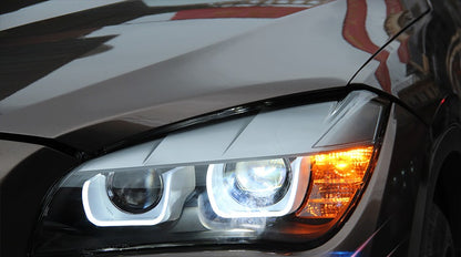 ANGEL EYES HEADLIGHTS BMW X1 E84 2009-2012 COMPLETE WITH LED KIT