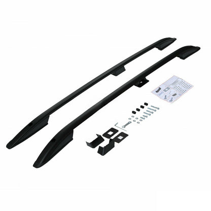 BLACK ROOF RAILS SET 2 PIECES for Ford Ranger 2011-2020