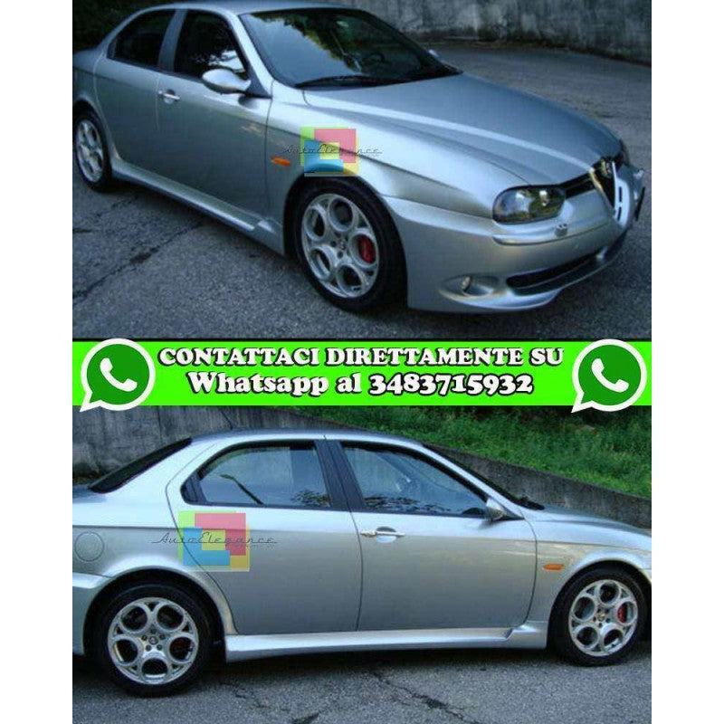 ALFA ROMEO 156 1997-2006 MINIGONNE LATERALI SOTTO PORTA LOOK GTA AUTOELEGANCERICAMBI
