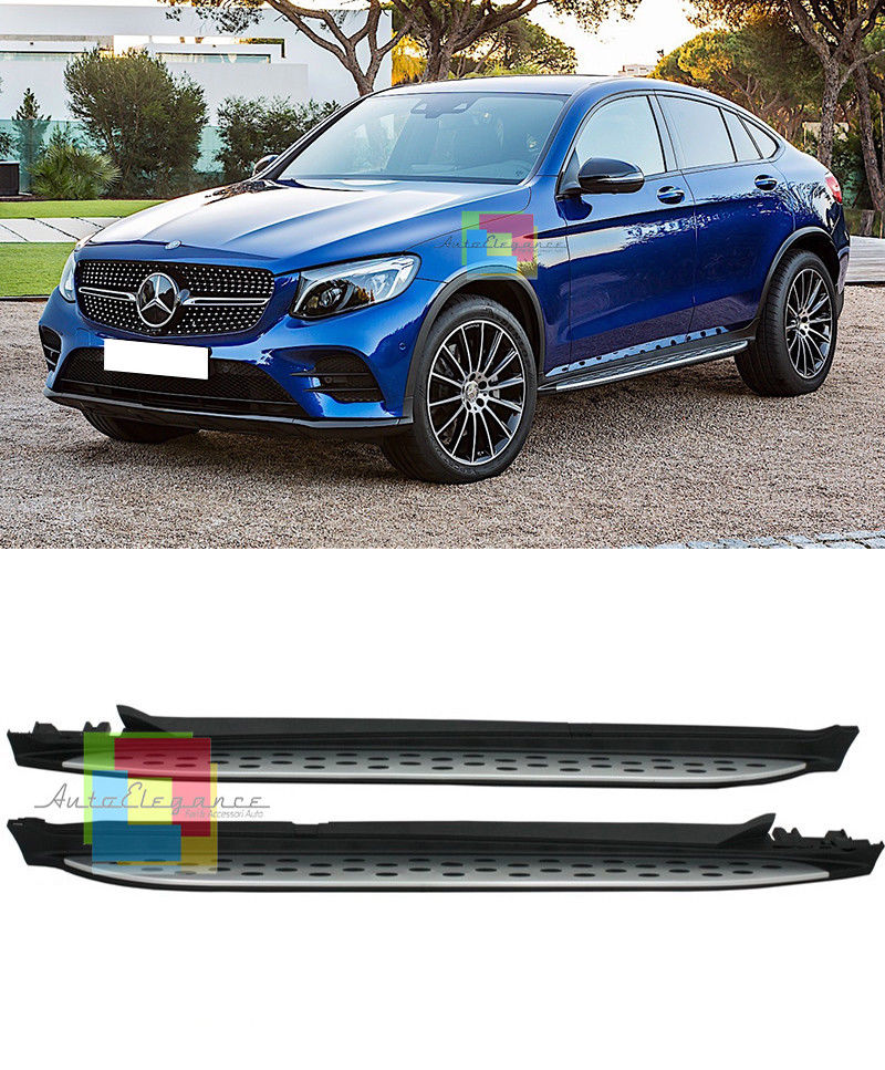 PEDANE LATERALI SOTTOPORTA DESIGN AMG PER MERCEDES GLC COUPE C253