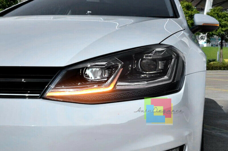 VW GOLF VII 7.5 2017+ LIFT FARI ANTERIORI GTI FANALI DIURNA LED FRECCIA DINAMICA