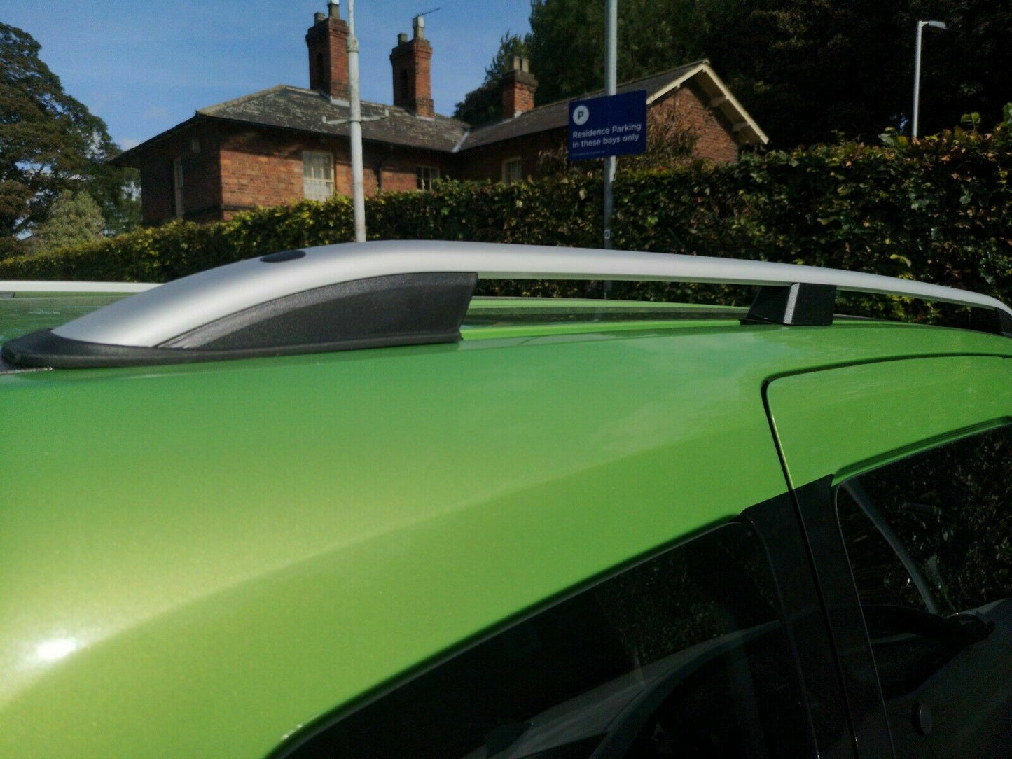 RAILS FIAT FIORINO 2008+ ROOF BARS AESTHETIC ALUMINUM SILVER