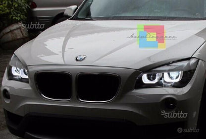 ANGEL EYES HEADLIGHTS BMW X1 E84 2009-2012 COMPLETE WITH LED KIT