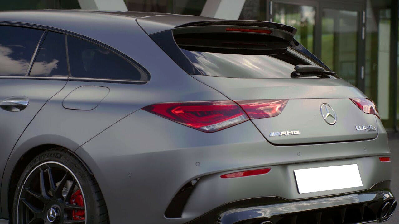 MERCEDES CLA X118 SHOOTING BRAKE SPOILER ADDITIONAL ROOF SPORTY LOOK AMG
