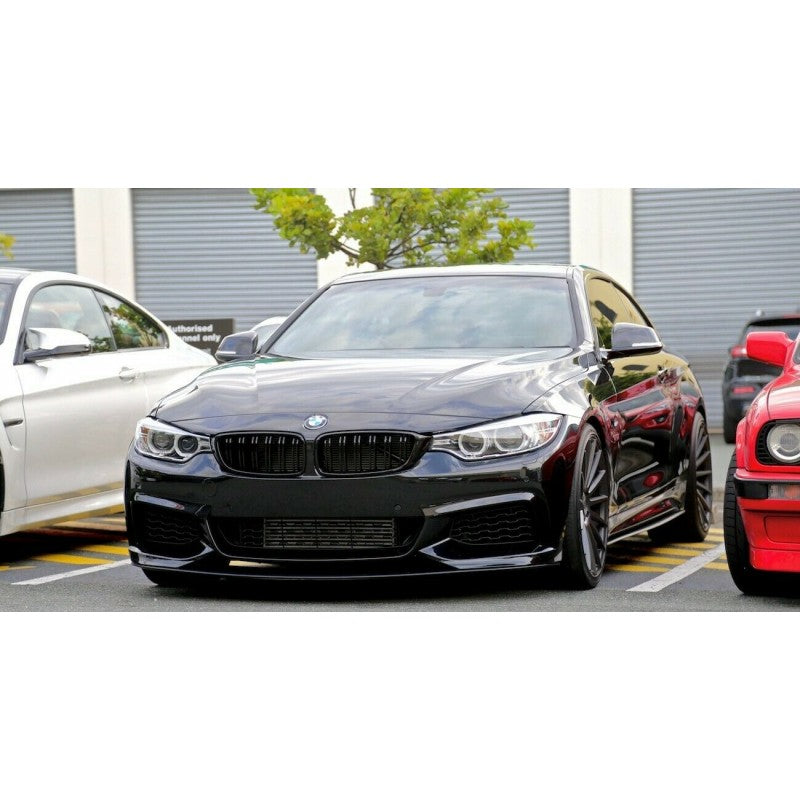 BMW SERIE 4 F32 2013-2017 PARAURTI ANTERIORE DESIGN M4 + MINIGONNE LATERALI SOTTO PORTA LOOK M TECH AUTOELEGANCERICAMBI