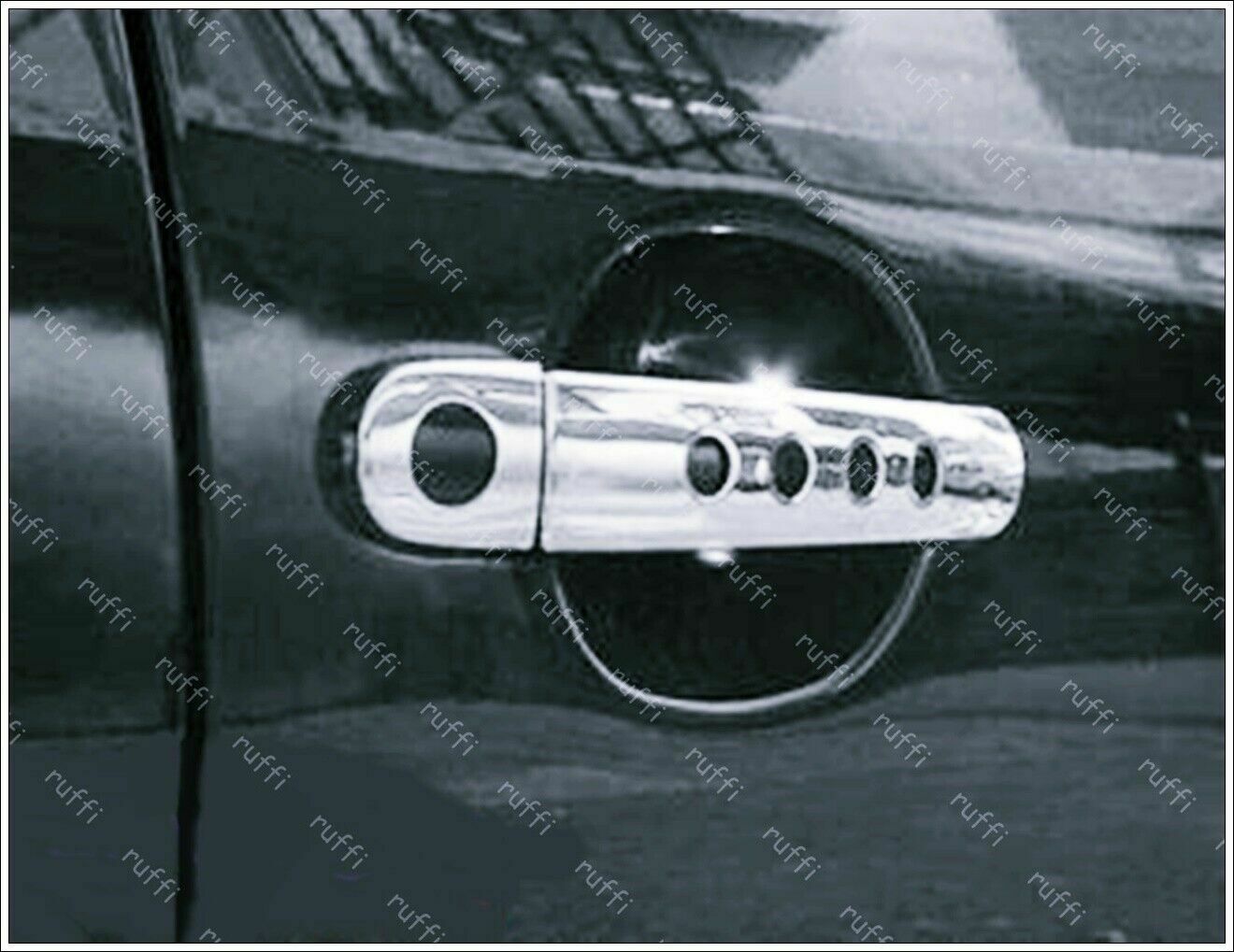 CROMATURA MANIGLIE PORTE AUDI TT/Roadster 1998-2014 ACCIAIO INOX ADESIVO 0032 AUTOELEGANCERICAMBI