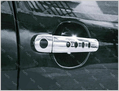 CROMATURA MANIGLIE PORTE AUDI TT/Roadster 1998-2014 ACCIAIO INOX ADESIVO 0032 AUTOELEGANCERICAMBI