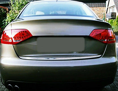 CROMATURA BAGAGLIAIO AUDI A4 B8 2007-2015 ACCIAIO INOX ADESIVO 0032 AUTOELEGANCERICAMBI