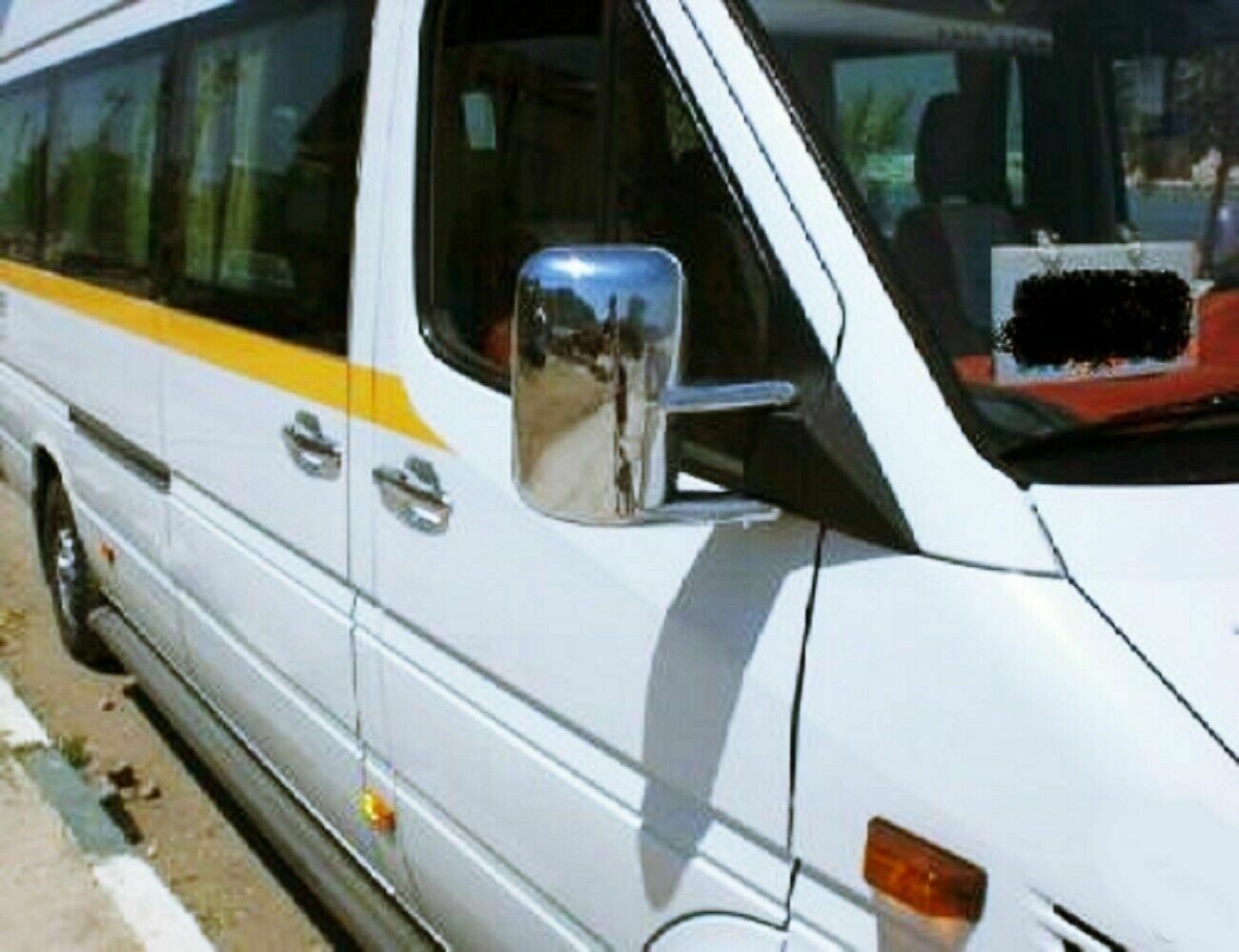 CROMATURA SPECCHIETTI + MANIGLIE MERCEDES SPRINTER W901 INOX ADESIVO 0032 AUTOELEGANCERICAMBI