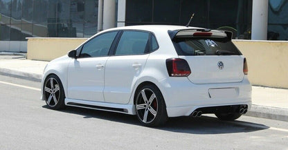 LOOK GTI SPOILER POSTERIORE SUL TETTO NERO VERNICIATO VW POLO 6R 6C 2011-2017