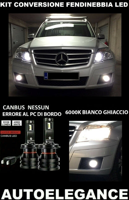 MERCEDES GLK LED FOG LIGHT KIT 10.000LM CAMBUS 0032