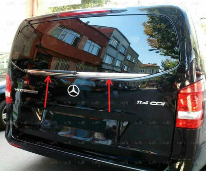 CROMATURA LUNOTTO MERCEDES VITO W447 2014+ ACCIAIO INOX ADESIVO 0032 AUTOELEGANCERICAMBI