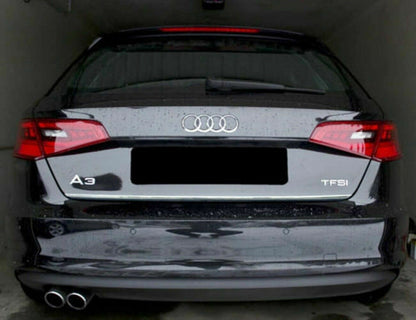 CROMATURA BAGAGLIAIO AUDI A3 8V 2012+ ACCIAIO INOX ADESIVO 0032 AUTOELEGANCERICAMBI