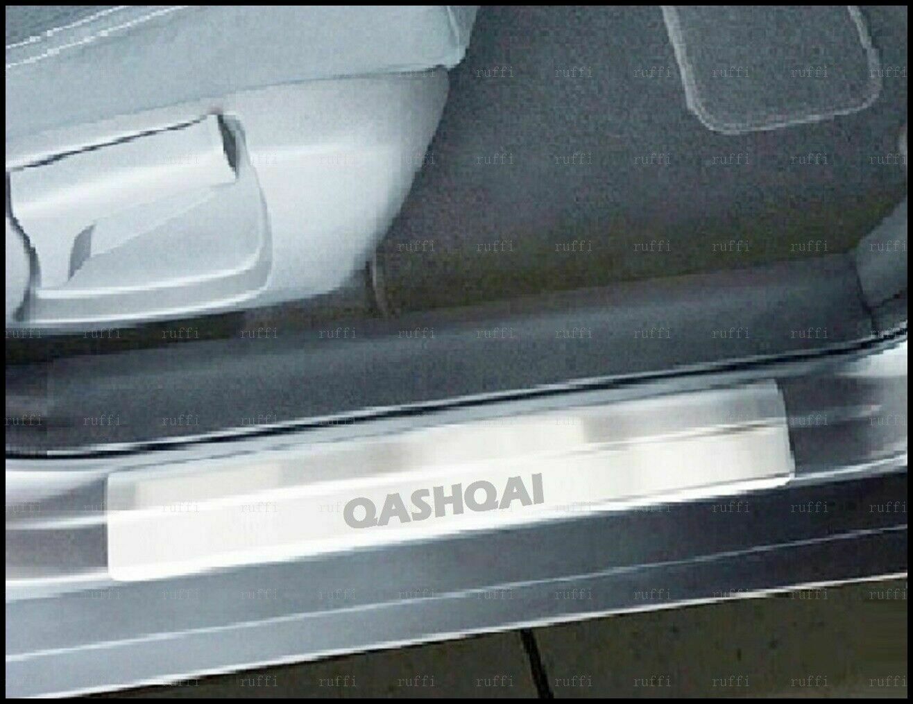 CROMATURA BATTITACCO PORTE NISSAN QASHQAI J11 2013+ ACCIAIO INOX ADESIVO 0032 AUTOELEGANCERICAMBI