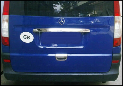 CROMATURA BAGAGLIAIO SOPRA MERCEDES VIANO W639 03-14 ACCIAIO INOX ADESIVO 0032 AUTOELEGANCERICAMBI