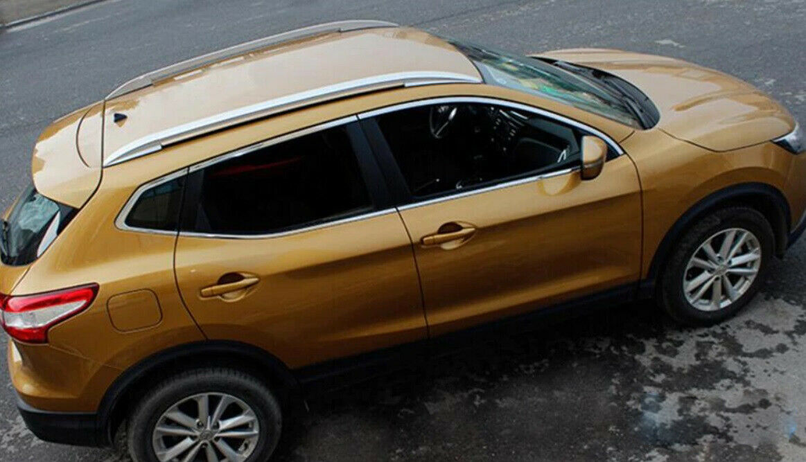 NISSAN QASHQAI J11 2013-2017 BARRE TETTO SATINATE MANCORRENTI PORTAPACCHI