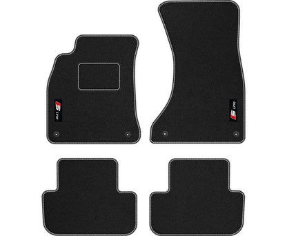 4HS TAPPETI TAPPETINI moquette velluto S-LINE AUDI A4 B8 2008-2015 AUTOELEGANCERICAMBI
