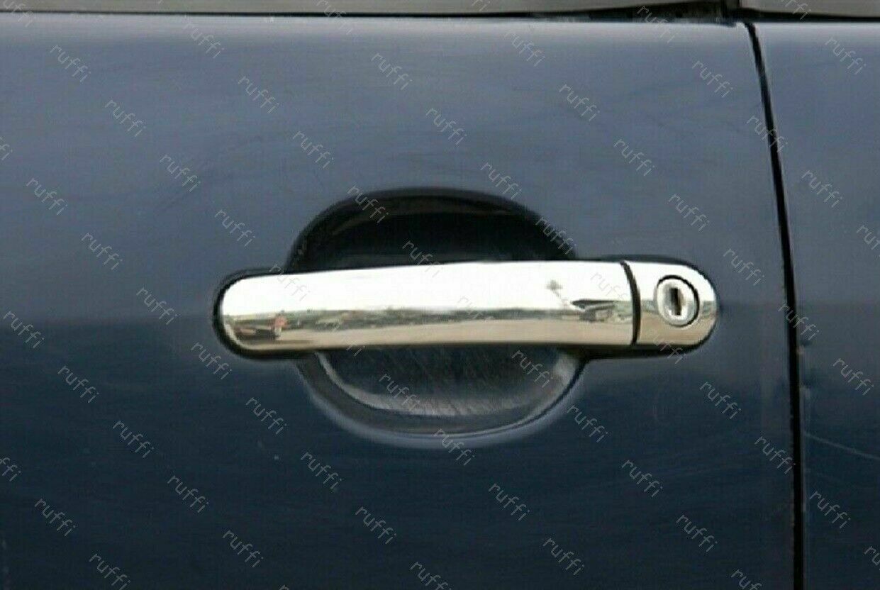 CROMATURA MANIGLIE PORTE AUDI TT/Roadster 1998-2014 CL ACCIAIO INOX ADESIVO 0032 AUTOELEGANCERICAMBI