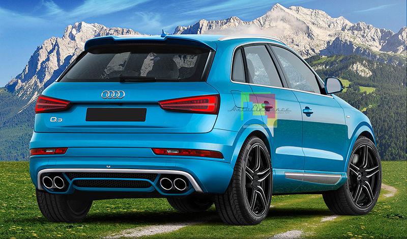 ALETTONE TETTO PER AUDI Q3 8U 2011+ SPOILER SUL LUNOTTO POSTERIORE LOOK RSQ3 -1 AUTOELEGANCERICAMBI