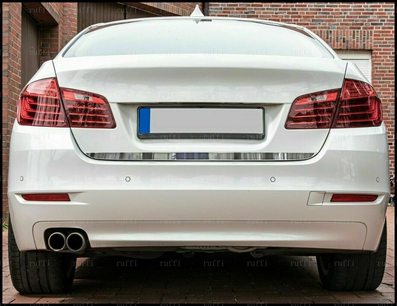 CROMATURA BAGAGLIAIO SOTTO BMW SERIE 5 F10 2009-2016 ACCIAIO INOX ADESIVO 0032 AUTOELEGANCERICAMBI