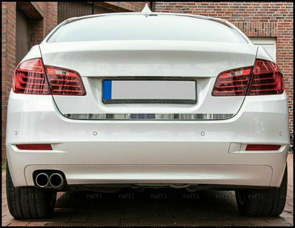 CROMATURA BAGAGLIAIO SOTTO BMW SERIE 5 F10 2009-2016 ACCIAIO INOX ADESIVO 0032 AUTOELEGANCERICAMBI