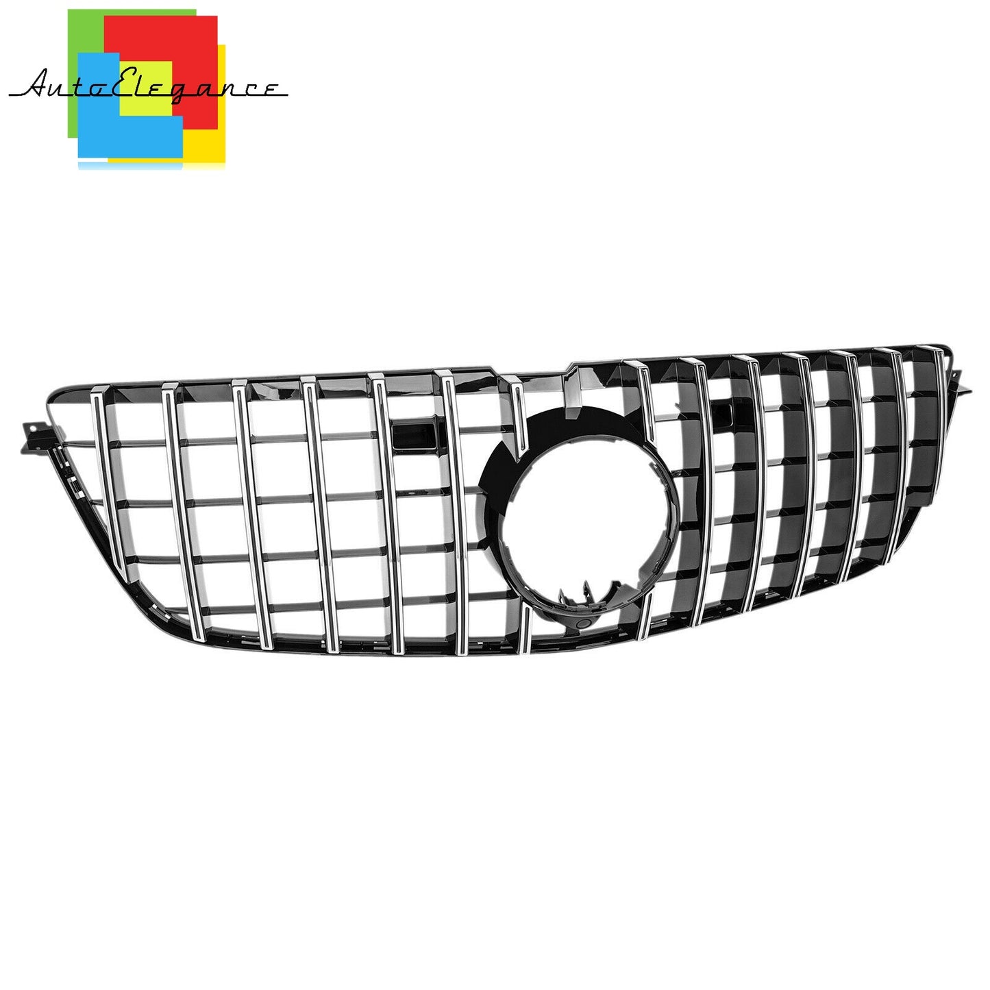 FRONT GRILLE GL W166 X166 GT LOOK GLOSS BLACK CHROME FINISHES NEWS