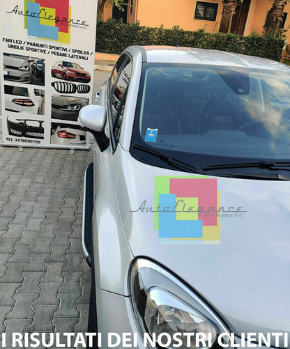 TOP QUALITY SIDE STEPS NON-SLIP DOOR PADS FIAT 500X 2014+ 0032