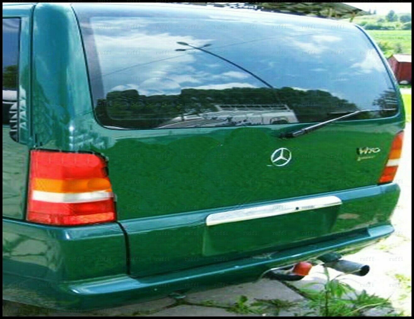 CROMATURA BAGAGLIAIO SOPRA MERCEDES VITO W638 1996-2003 INOX ADESIVO 0032 AUTOELEGANCERICAMBI