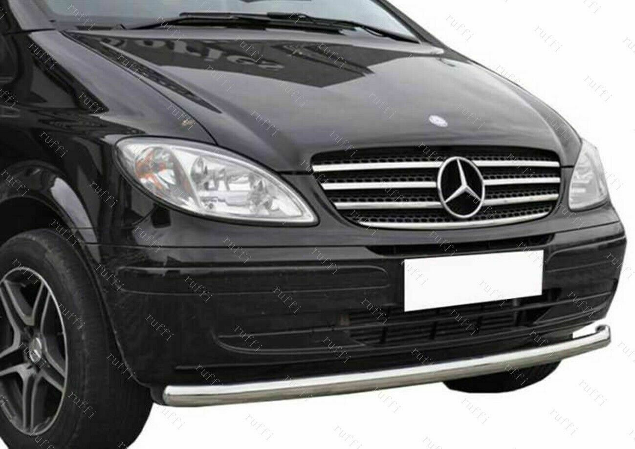 CROMATURA GRIGLIA FRONTALE 7PZ MERCEDES VIANO W639 2003-2010 INOX ADESIVO 0032 AUTOELEGANCERICAMBI