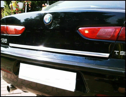 CROMATURA BAGAGLIAIO ALFA ROMEO 156 1997-2006 ACCIAIO INOX ADESIVO 0032 AUTOELEGANCERICAMBI