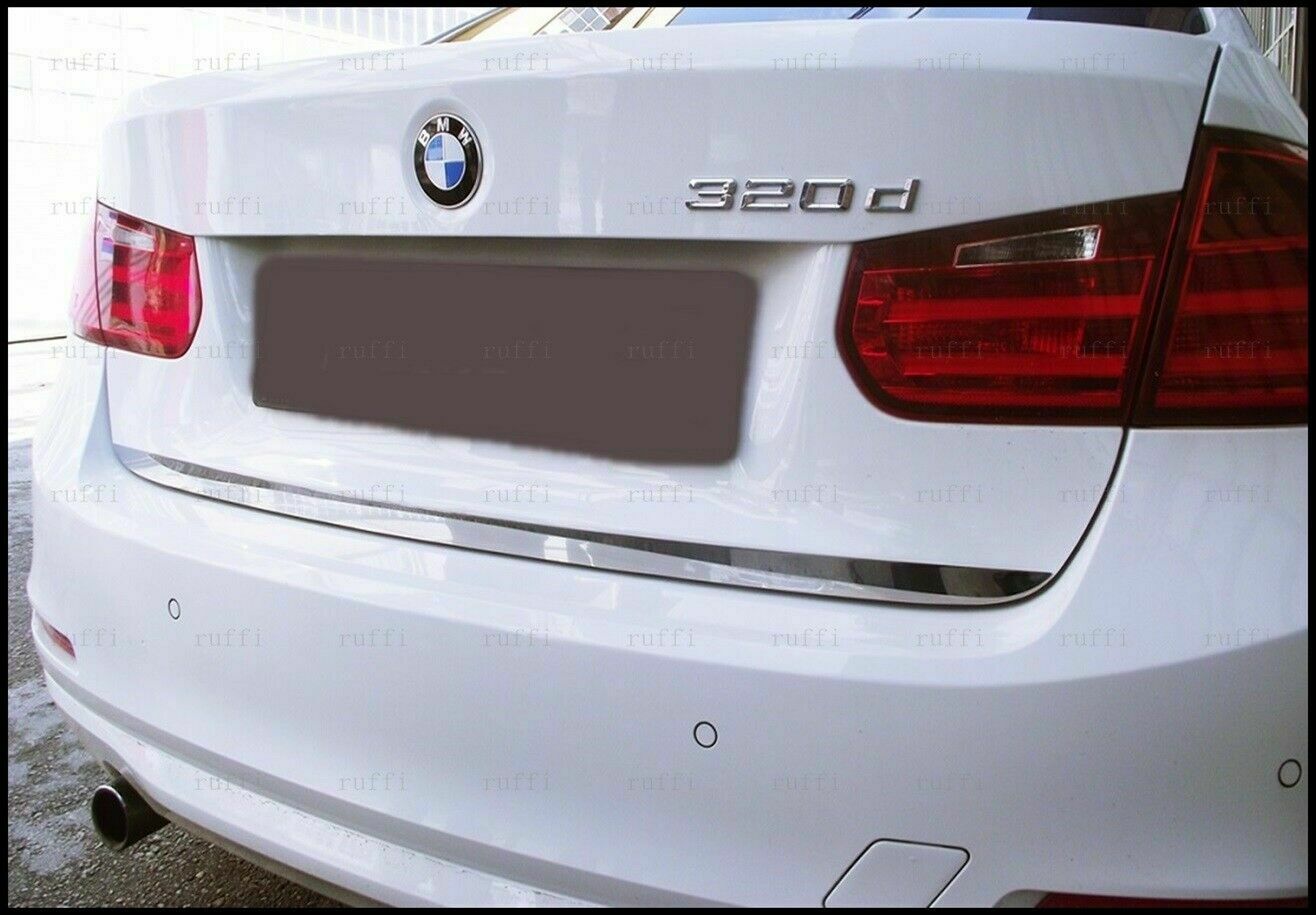 CROMATURA BAGAGLIAIO BMW SERIE 3 F30 F35 F80 2011-2018 ACCIAIO INOX ADESIVO 0032 AUTOELEGANCERICAMBI