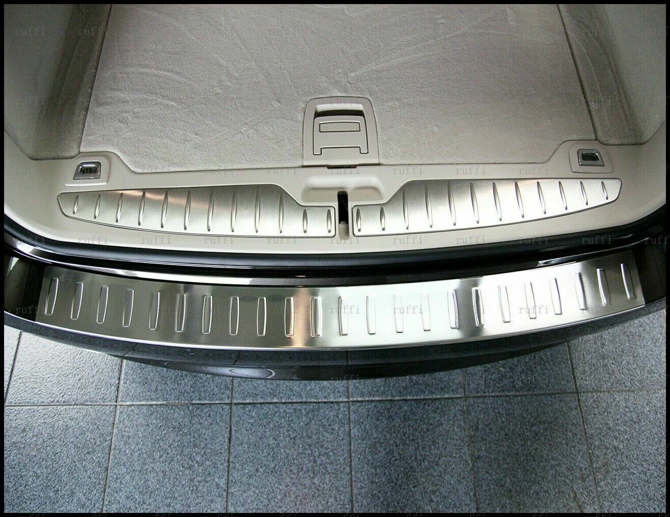 CROMATURA PROTEZIONE PARAURTI POSTERIORE BMW 5 F11 2009-2017 INOX ADESIVO 0032 AUTOELEGANCERICAMBI