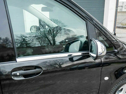 CROMATURA CORNICI FINESTRINI 2PZ MERCEDES VITO W447 2014+ INOX ADESIVO 0032 AUTOELEGANCERICAMBI