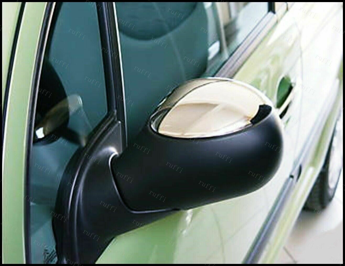 CROMATURA SPECCHIETTI LATERALI CITROEN C3 MK1 2002-2009 INOX ADESIVO 0032 AUTOELEGANCERICAMBI