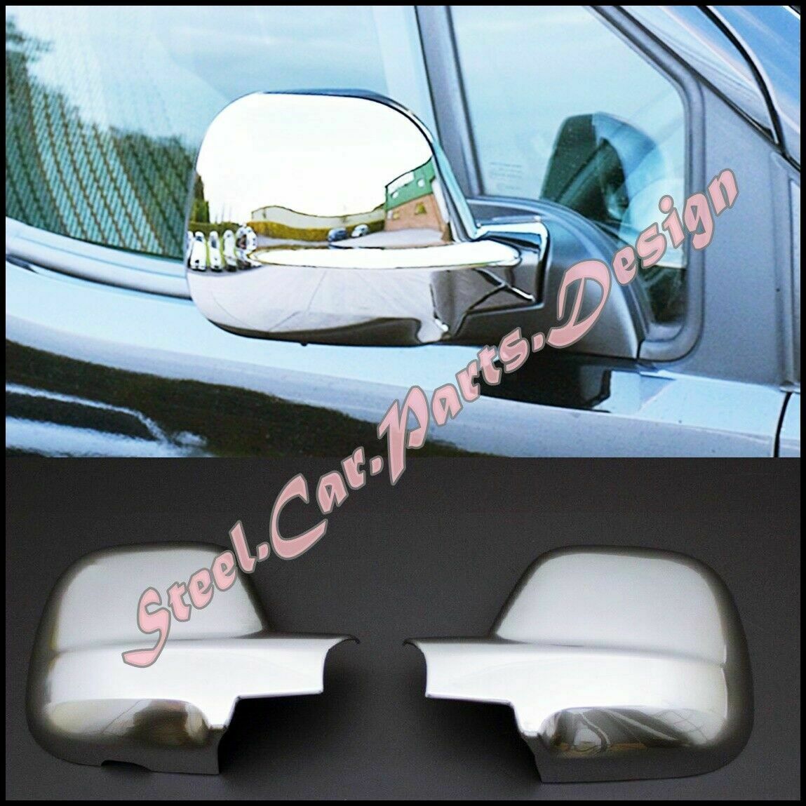 CROMATURA SPECCHIETTI LATERALI CITROEN SPACETOURER 2016+ INOX ADESIVO 0032 AUTOELEGANCERICAMBI