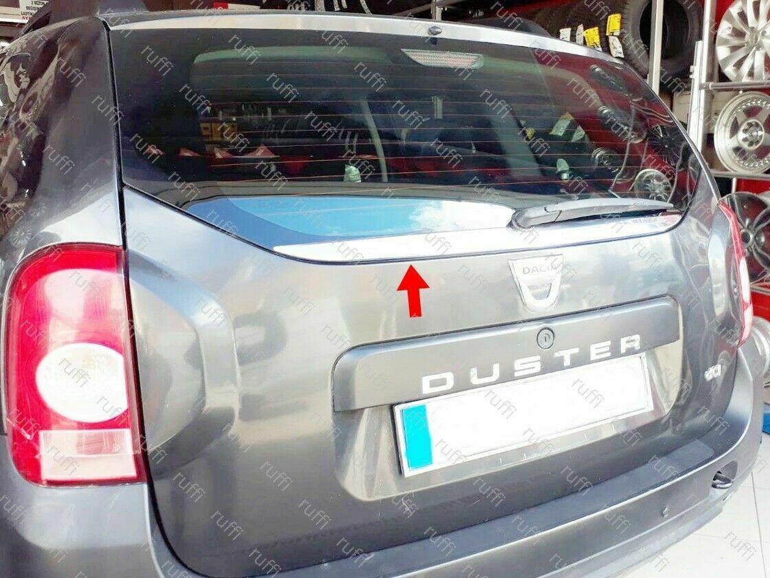 CROMATURA LUNOTTO DACIA DUSTER 2010-2017 ACCIAIO INOX ADESIVO 0032 AUTOELEGANCERICAMBI