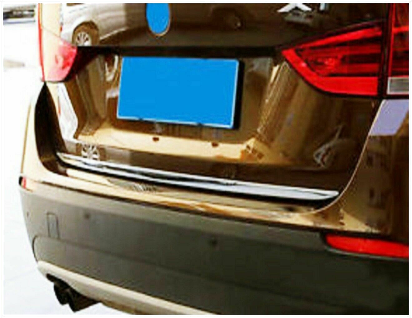CROMATURA BAGAGLIAIO BMW X1 E84 2009-2015 ACCIAIO INOX ADESIVO 0032 AUTOELEGANCERICAMBI
